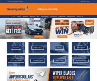 Beaurepaires.co.nz(Beaurepaires New Zealand) Screenshot