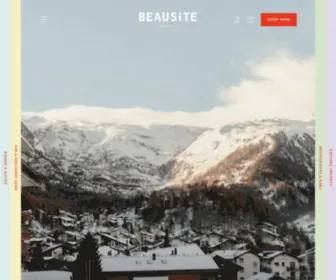 Beausitezermatt.ch(The new design & boutique hotel in Zermatt) Screenshot