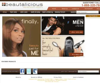 Beautalicious.com(Hair Products) Screenshot