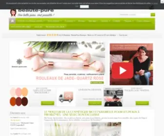 Beaute-Pure-Boutique.com(Le meilleur de la cosmétique bio naturelle) Screenshot
