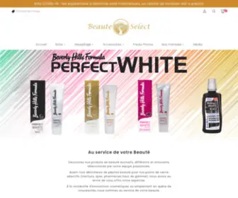 Beaute-Select.com(Produits de beauté) Screenshot