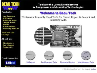 Beautech.com(Hand Tools for Electronics Assembly Circuit Repair & Rework Hand Tools) Screenshot