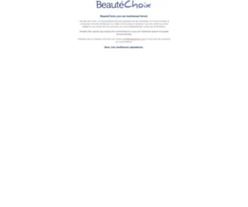 Beautechoix.com(BeautéChoix.com) Screenshot