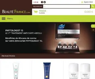 Beautefrance.com(Beauté France) Screenshot