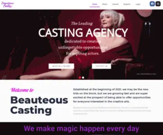 Beauteouscasting.com(Beauteous Casting) Screenshot