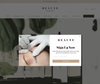 Beautestudioacademy.com(Beauté) Screenshot