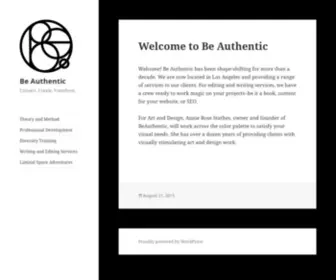 Beauthentic.com(Connection Scares Me) Screenshot