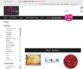 Beautiesfactory.co.uk(Hair And Beauty Supplies) Screenshot