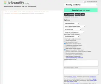 Online JavaScript beautifier
