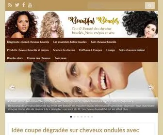 Beautiful-Boucles.com(Tout pour de beaux cheveux bouclés au naturel) Screenshot