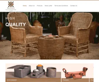 Beautiful-Island.com((Myanmar Rattan Exporter)) Screenshot