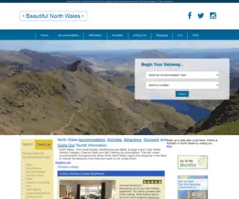 Beautiful-Northwales.com(North Wales Accommodation) Screenshot