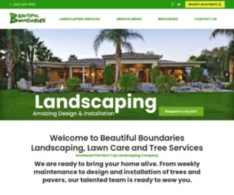 Beautifulboundarieslawn.com(Lawn Care) Screenshot