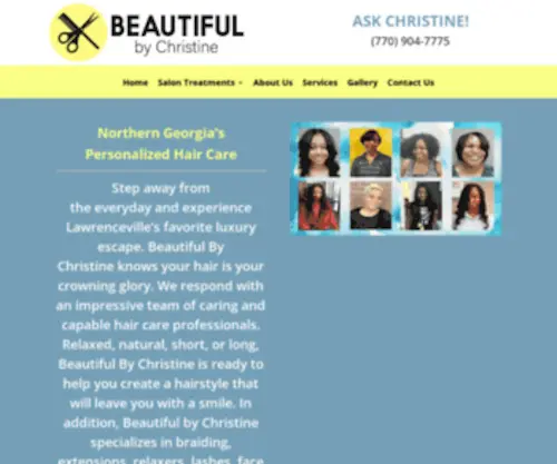 Beautifulbychristinega.com(Beautiful By Christine) Screenshot