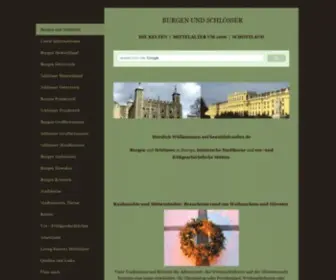 Beautifulcastles.de(Burgen und Schlösser) Screenshot