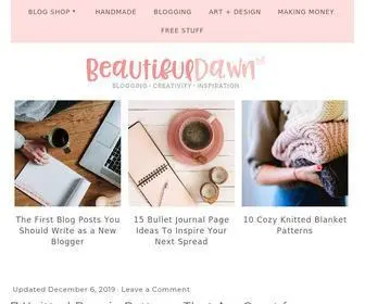Beautifuldawndesigns.net(Art and DIY) Screenshot