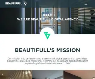 Beautifullagency.com(BEAUTIFULL AGENCY // Connecting brands with humans) Screenshot