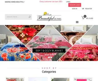 Beautifullhomesindia.com(Anjali Home Fashion) Screenshot