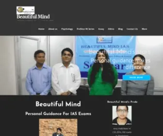 Beautifulmindias.com(Personal Guidance Institute For IAS Exams) Screenshot