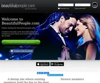 Beautifulpeople.com(Online Dating Sites) Screenshot