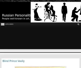 Beautifulrus.com(Russian Personalities) Screenshot