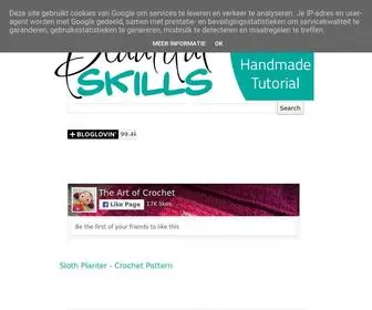 Beautifulskills.com(Your #1 source for handmadetutorial (crochet knitting quilting)) Screenshot