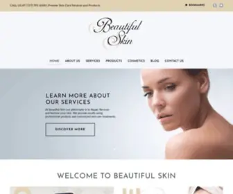 Beautifulskininc.com(Beautiful Skin) Screenshot