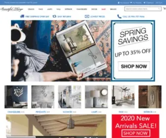 Beautifulthingslighting.com(Beautiful Things Lighting) Screenshot