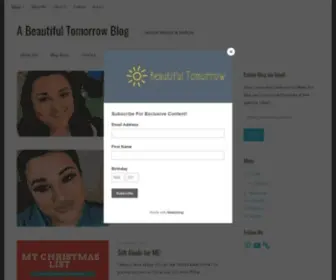 Beautifultomorrow.blog(Lifestyle Beauty &amp; Fashion) Screenshot