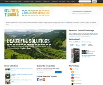 Beautifultrouble.org(Beautiful Trouble) Screenshot