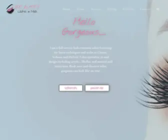 Beautifylashesandnails.com(Lash extensions and full service manicure salon featuring acrylic full sets and fills) Screenshot
