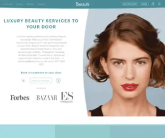 Beautii.co(Book luxury beauty services straight to your door) Screenshot