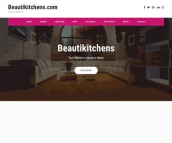 Beautikitchens.com(Kitchens guide site) Screenshot