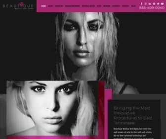 Beautiquebeautiful.com(Medical Spa Knoxville) Screenshot