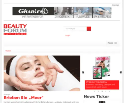 Beauty-Forum.de(BEAUTY FORUM) Screenshot