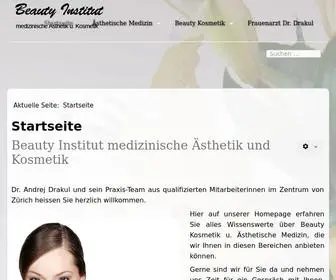 Beauty-Institut-Medizinische-Aesthetik-UND-Kosmetik.ch(Ästhetik) Screenshot