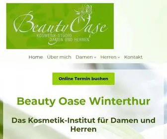 Beauty-Oase-Winterthur.ch(Kosmetik) Screenshot