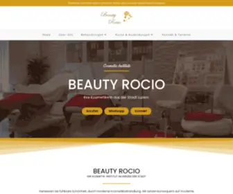 Beauty-Rocio.ch(Kosmetikstudio Luzern) Screenshot