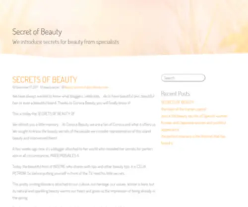 Beauty-Secret.net(Results) Screenshot