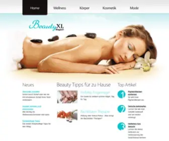 Beauty-XL.net(Beauty-XL Schönheitsmagazin) Screenshot