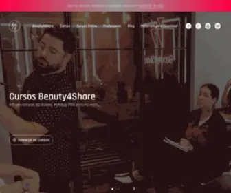 Beauty4Share.com.br(Melhor Escola de Maquiagem Profissional do Brasil) Screenshot