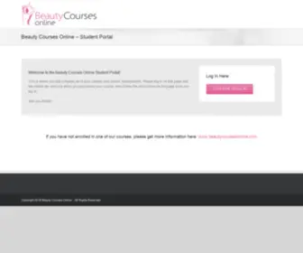 Beautyacademy.org(Beauty Courses Online Student Site) Screenshot