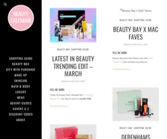 Beautyadventcalendar.net(Beauty Calendar) Screenshot