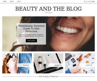 Beautyandblog.com(BEAUTY AND THE BLOG) Screenshot