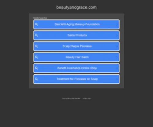 Beautyandgrace.com(Beautyandgrace) Screenshot