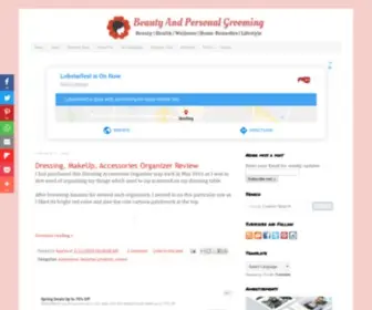 Beautyandgroomingtips.com(Beauty Blog) Screenshot