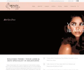 Beautyandlaserbyyona.com.au(Beauty and Laser by Yona) Screenshot