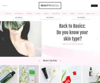 Beautyandseoul.co.uk(The UK's largest online K) Screenshot