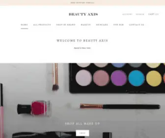 Beautyaxis.com(Beauty Axis) Screenshot