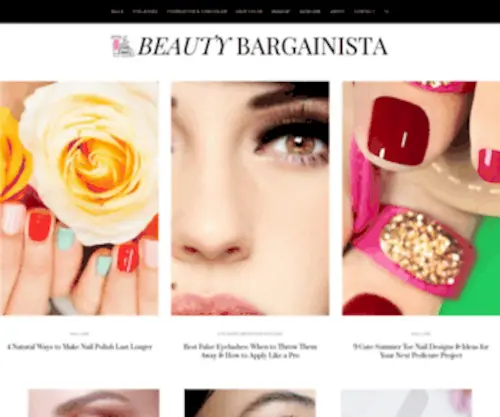 Beautybargainista.com(Beauty Bargainista) Screenshot